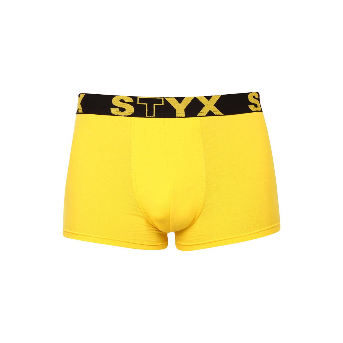 Styx Pánské boxerky sportovní guma žluté (G1068) XL Styx