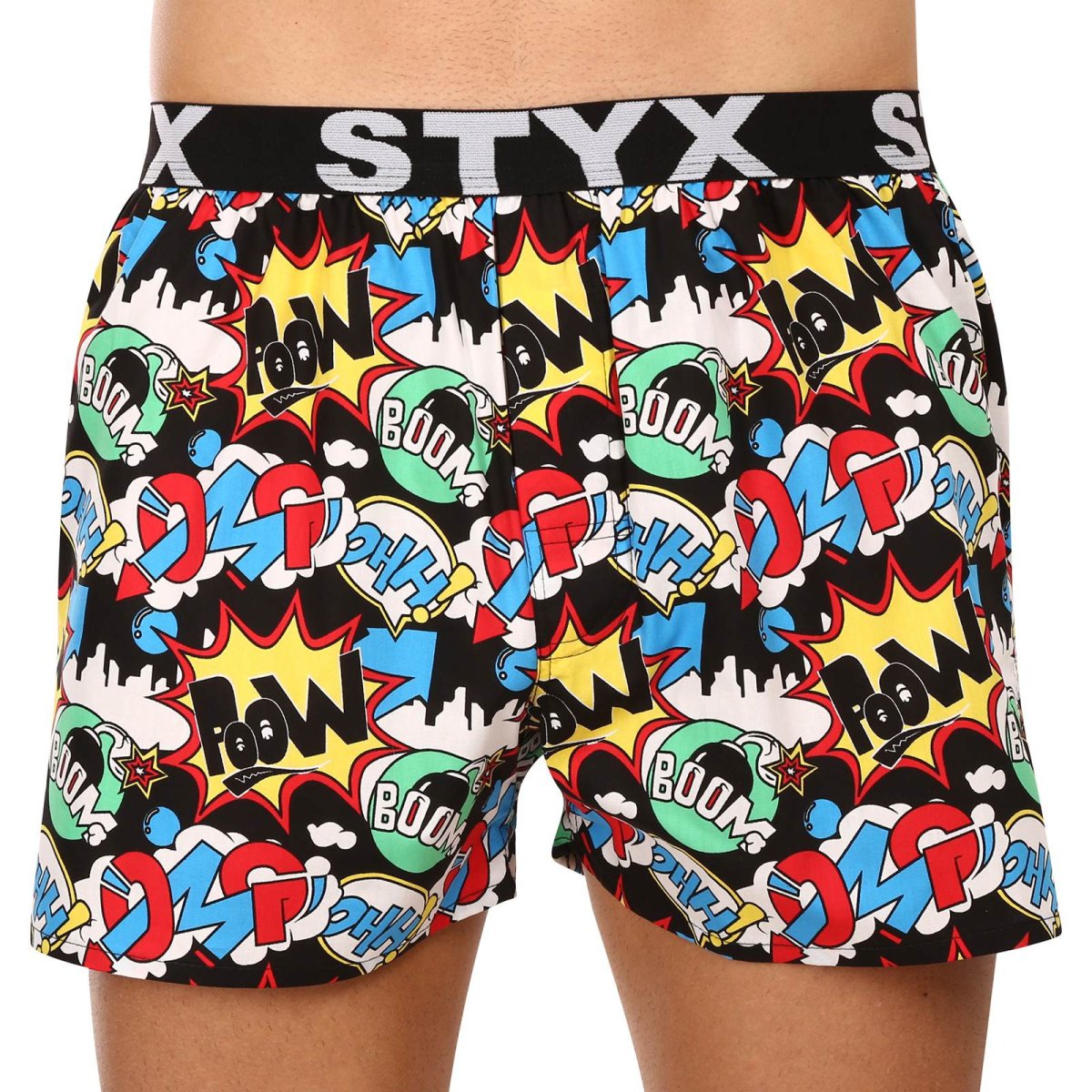 Styx Pánské trenky art sportovní guma OMG (B1456) L Styx