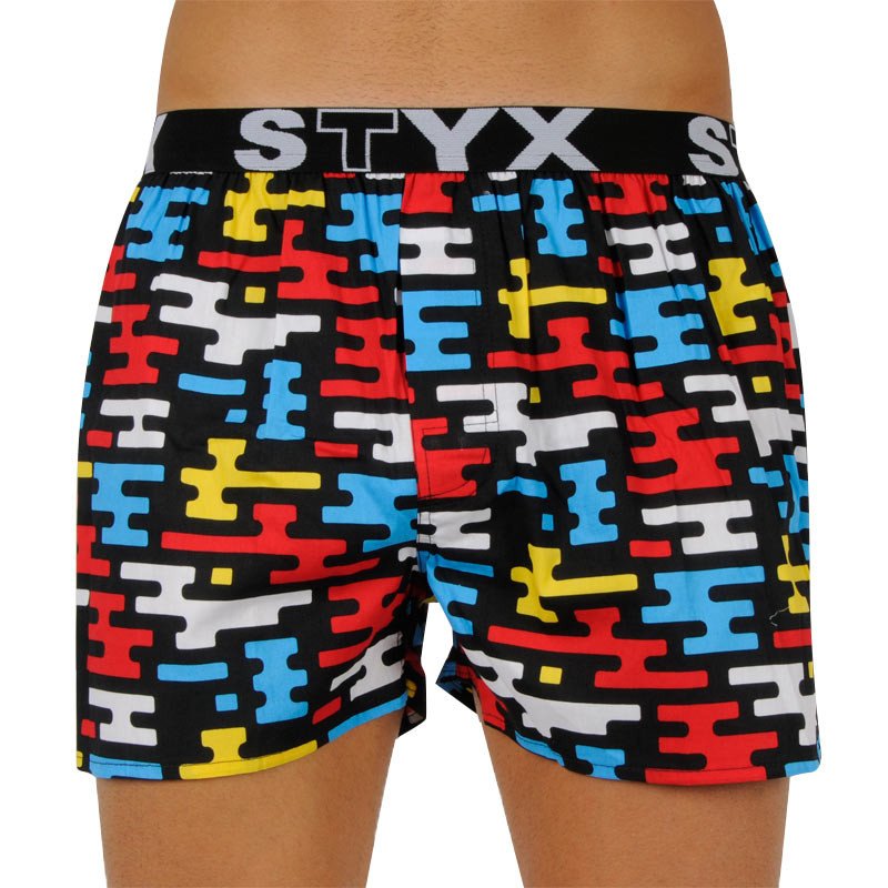 Styx Pánské trenky art sportovní guma flat (B1154) XXL Styx