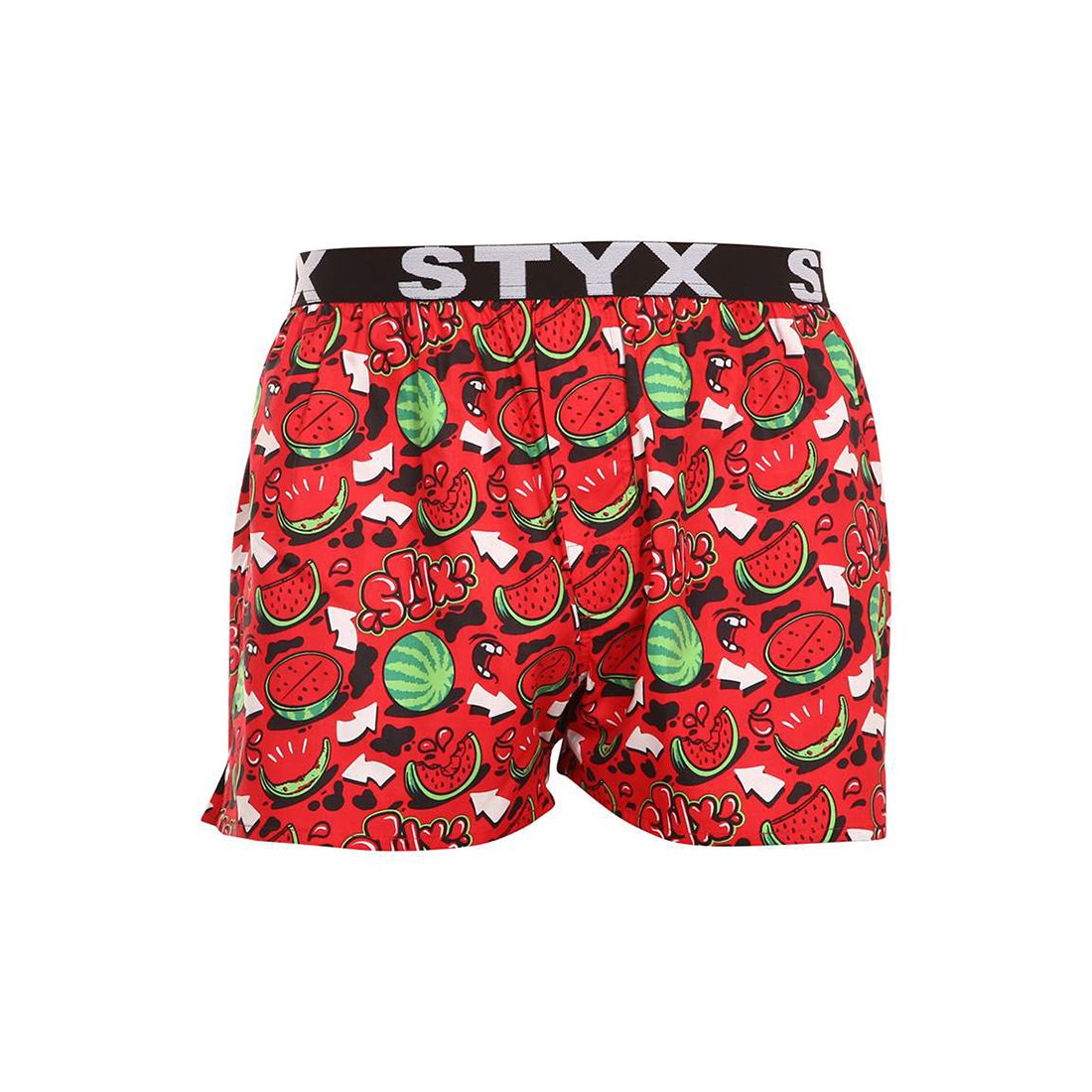 Styx Pánské trenky art sportovní guma melouny (B1459) XL Styx