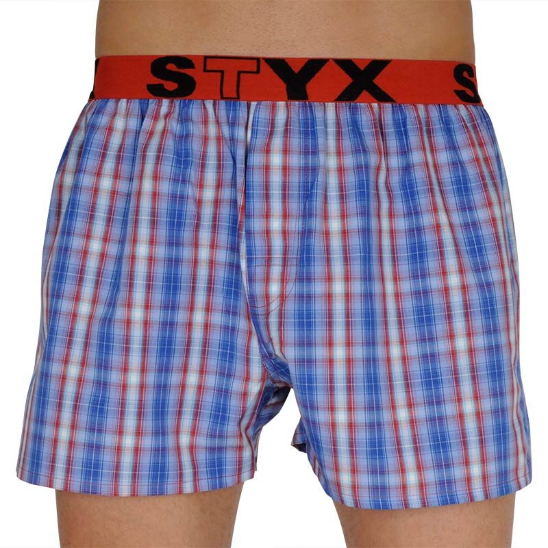 Styx Pánské trenky sportovní guma vícebarevné (B110) L Styx