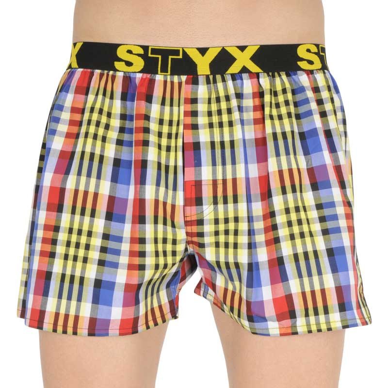 Styx Pánské trenky sportovní guma vícebarevné (B833) S Styx