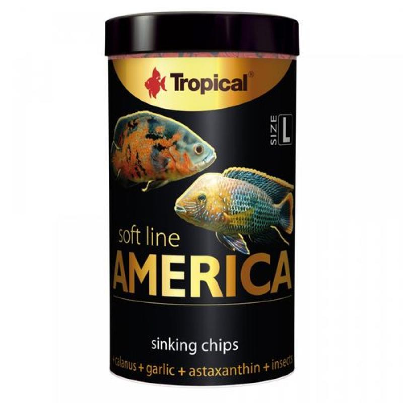 Tropical America L 100ml/52g  krmivo pro masožravé ryby ze severní a jižní Ameriky Tropical