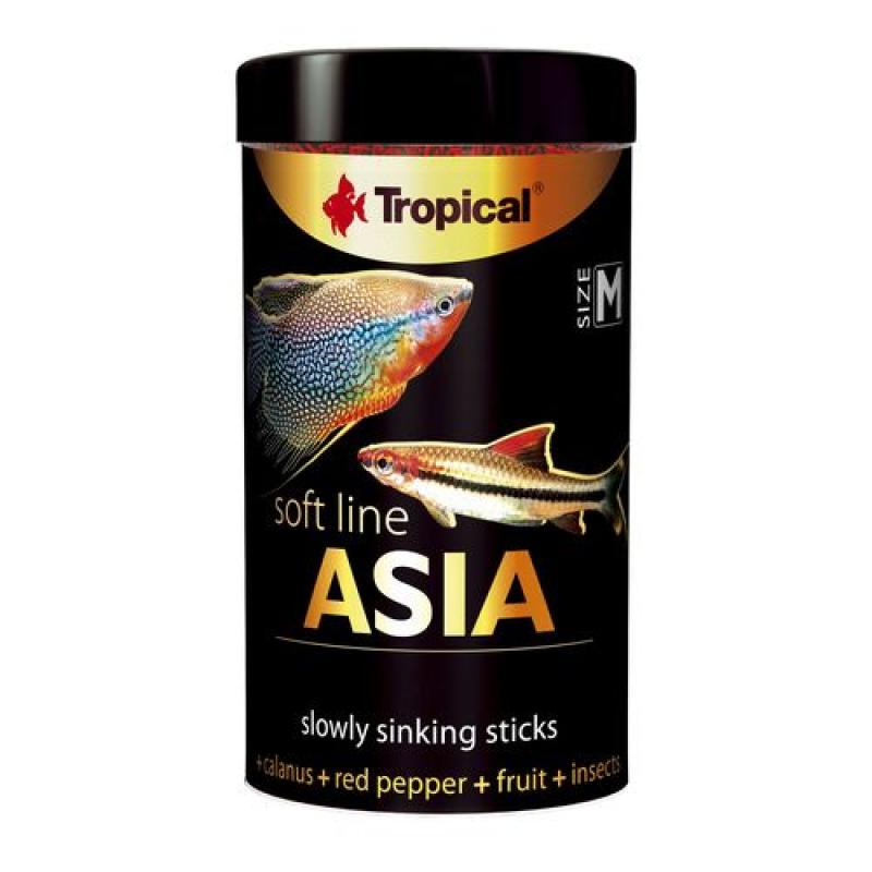 Tropical Asia M 100ml/40g měkké granulované krmivo pro masožravé a všežravé ryby Tropical