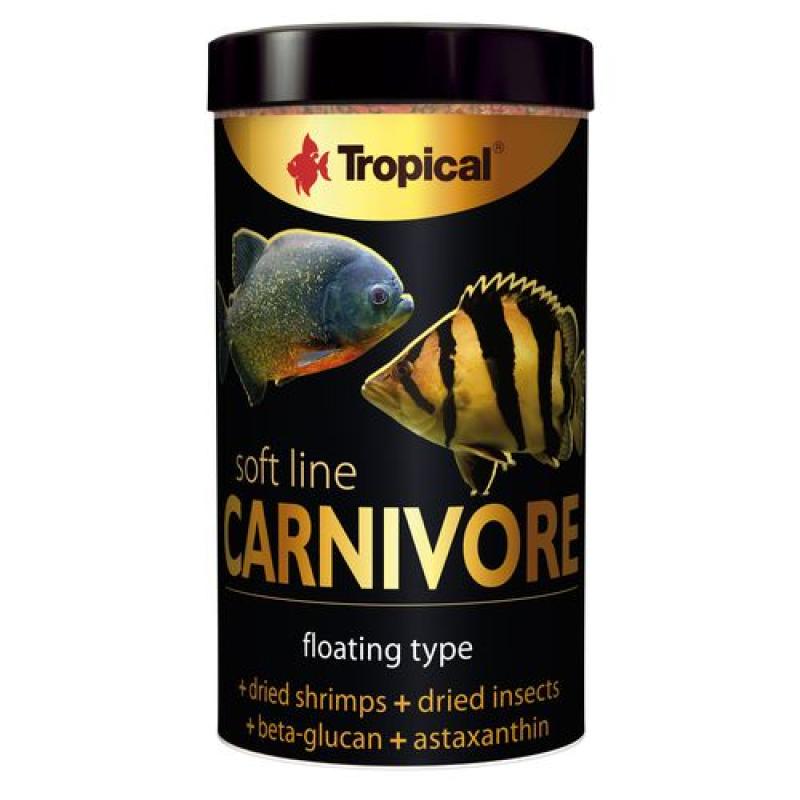 Tropical Carnivore 250ml/80g krmivo pro velké masožravé ryby dna Tropical