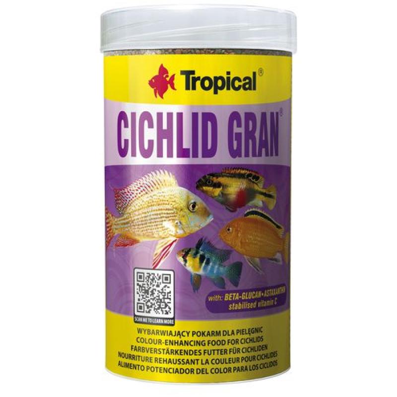 Tropical Cichlid Gran 250ml/138g krmivo s beta-glukanem pro cichlidy Tropical