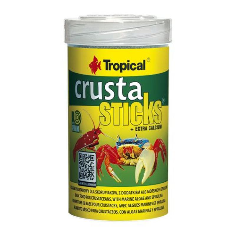 Tropical Crusta Sticks 100ml/70g krmivo v podobě tyčiniek pro trpasličí krevetky Tropical