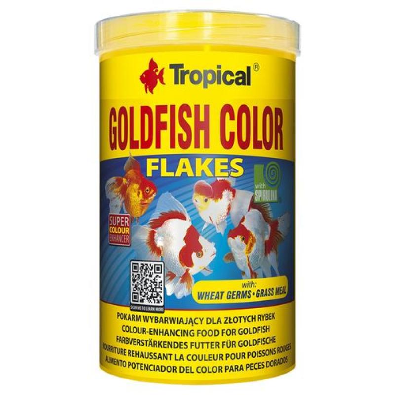 Tropical Goldfish Color 1000ml/200g krmivo pro závojnatky s vyfarbujúcim účinkem Tropical