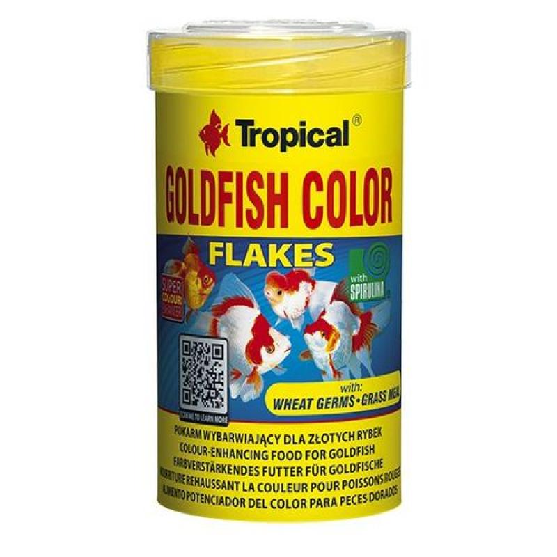 Tropical Goldfish Color 100ml/20g krmivo pro závojnatky s vyfarbujúcim účinkem Tropical