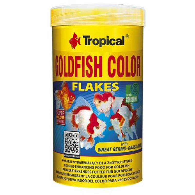 Tropical Goldfish Color 250ml/50g krmivo pro závojnatky s vyfarbujúcim účinkem Tropical