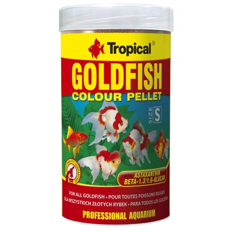 Tropical Goldfish Colour Pellet S 250ml/110g krmivo pro závojnatky