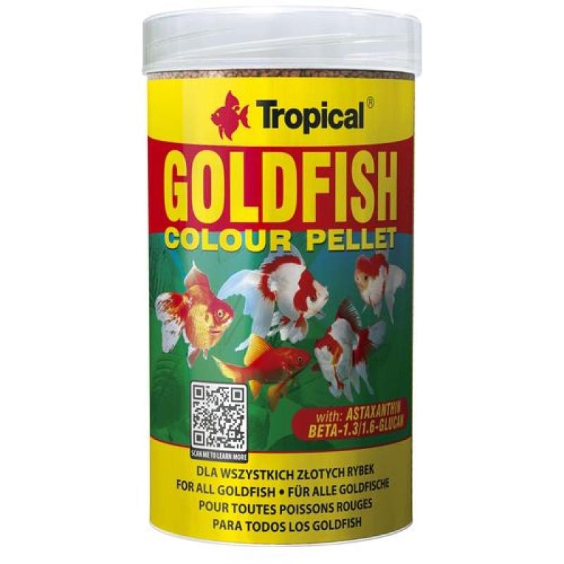 Tropical Goldfish Pellet 250ml/90g krmivo pro závojnatky Tropical