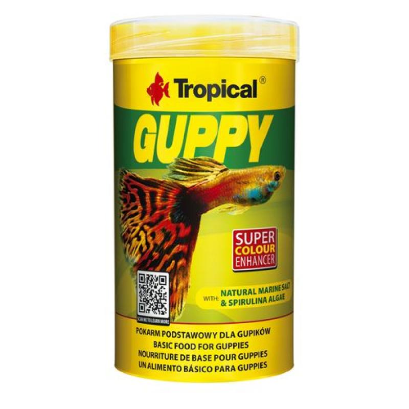 Tropical Guppy 250ml/50g základní krmivo pro paví očka Tropical