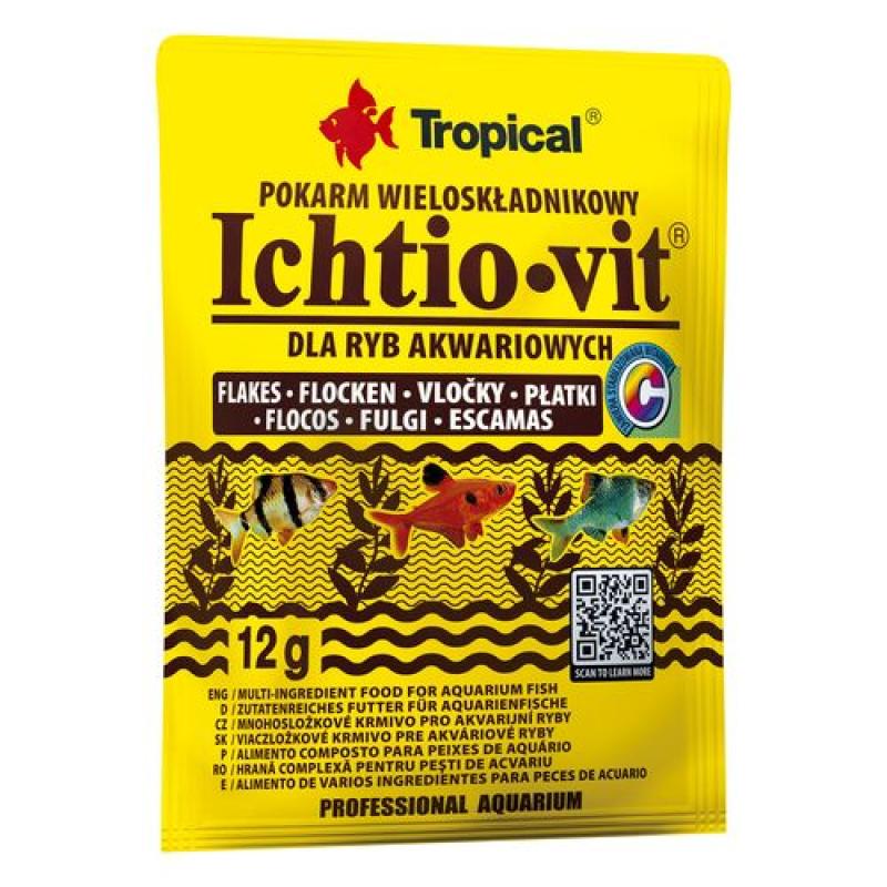 Tropical Ichtio-vit 12g mnohosložkové krmivo pro akvarijní ryby Tropical