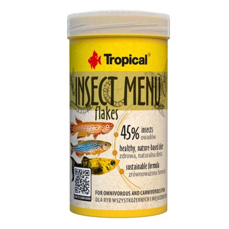 Tropical Insect Menu Flakes 100ml/20g krmivo pro ryby s vysokým obsahem hmyzu Tropical