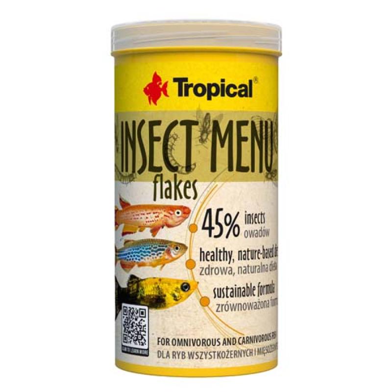 Tropical Insect Menu Flakes 250ml/50g krmivo pro ryby s vysokým obsahem hmyzu Tropical