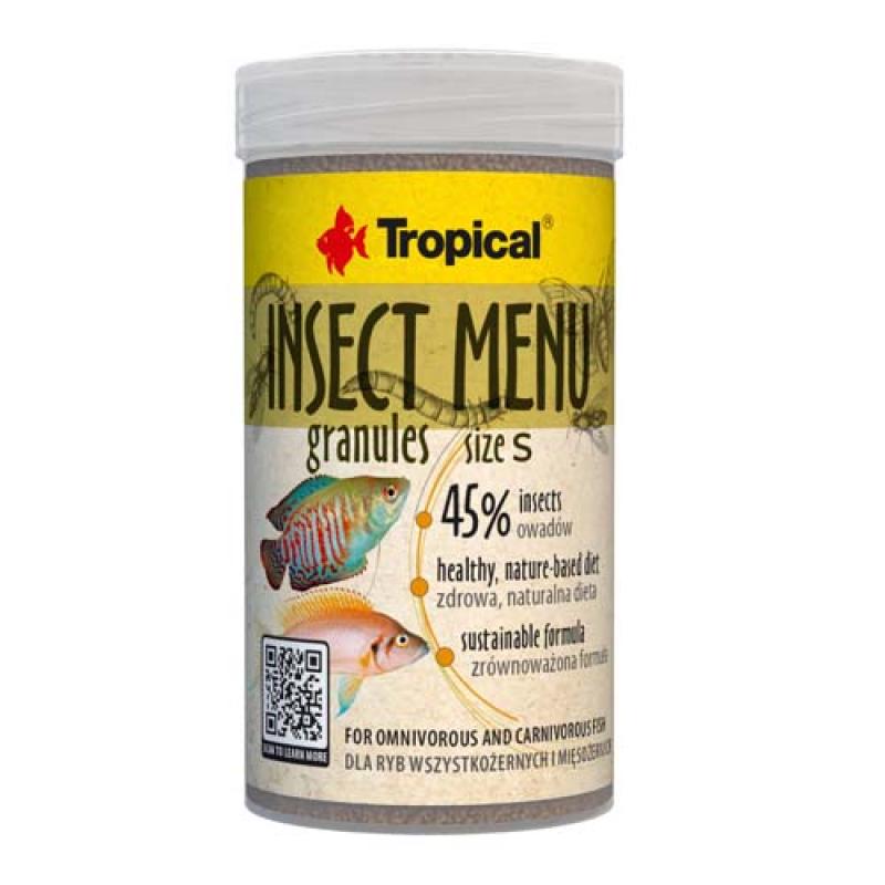 Tropical Insect Menu Granules Size S 100ml/54g krmivo pro ryby s vysokým obsahem hmyzu Tropical