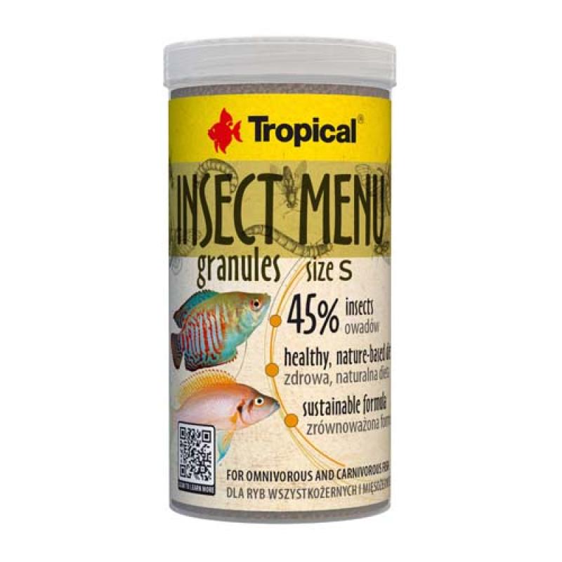 Tropical Insect Menu Granules Size S 250ml/135g krmivo pro ryby s vysokým obsahem hmyzu Tropical