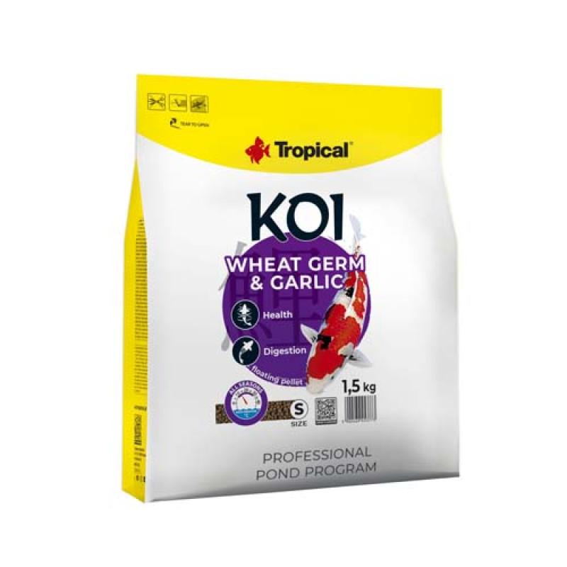 Tropical Koi Wheat Germ & Garlic Pellet S 5l/1