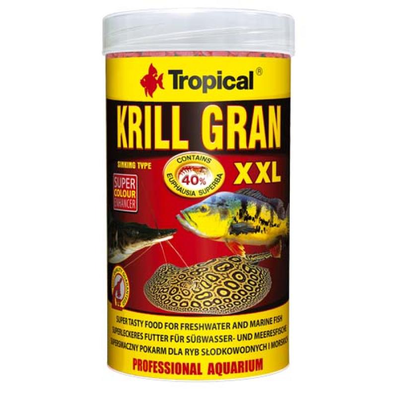 Tropical Krill Gran XXL 250ml/125g mnohosložkové vybarvující krmivo ve formě potáp? Tropical