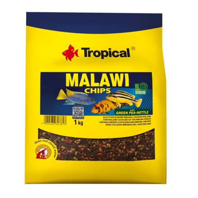 Tropical Malawi Chips 1kg krmivo pro tlamovce z jezera Malawi Tropical