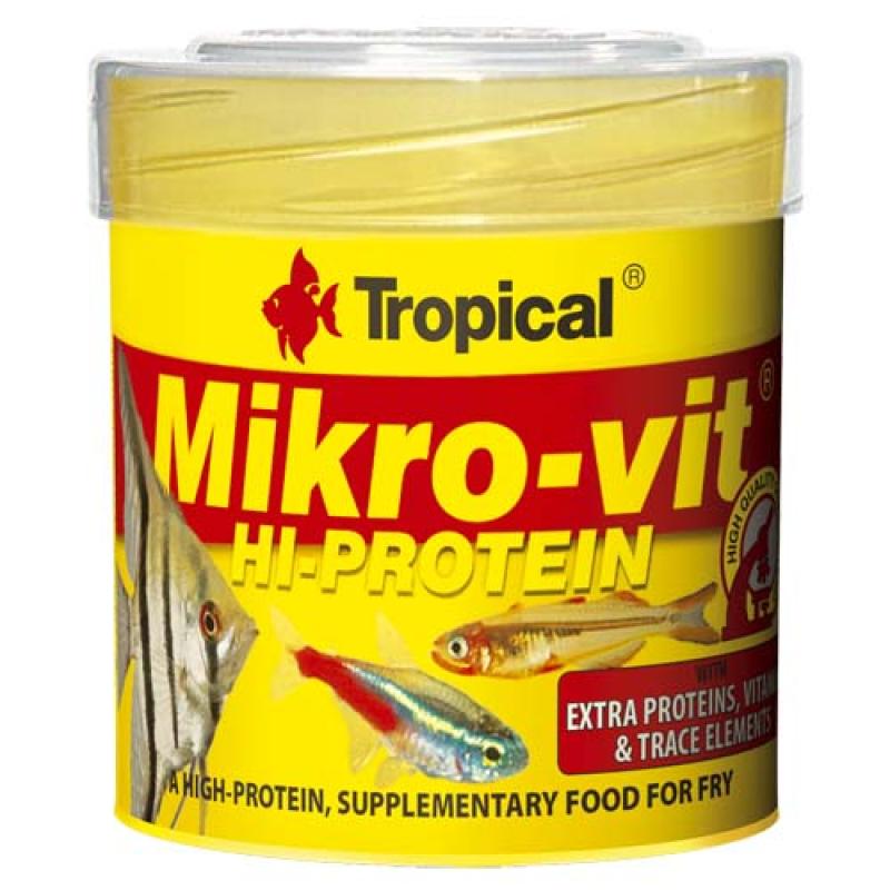 Tropical Mikro-vit  Hi-Protein 50ml/32g krmivo pro rybí potěr s vysokým obsahem bílko Tropical