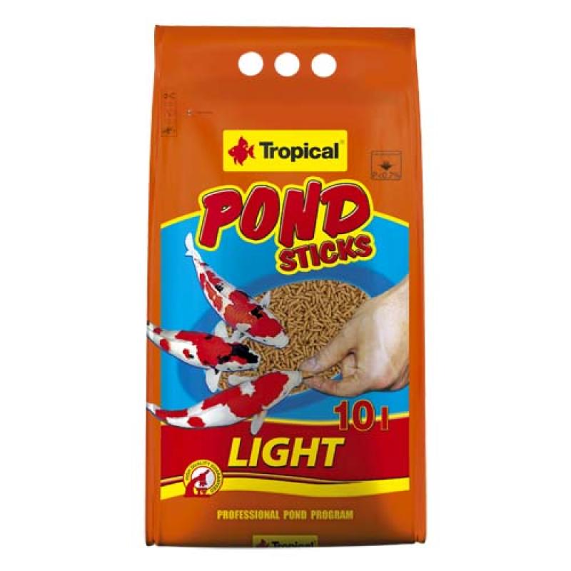 Tropical Pond Sticks Light 10l/900g peletové krmivo pro jezírkové ryby Tropical