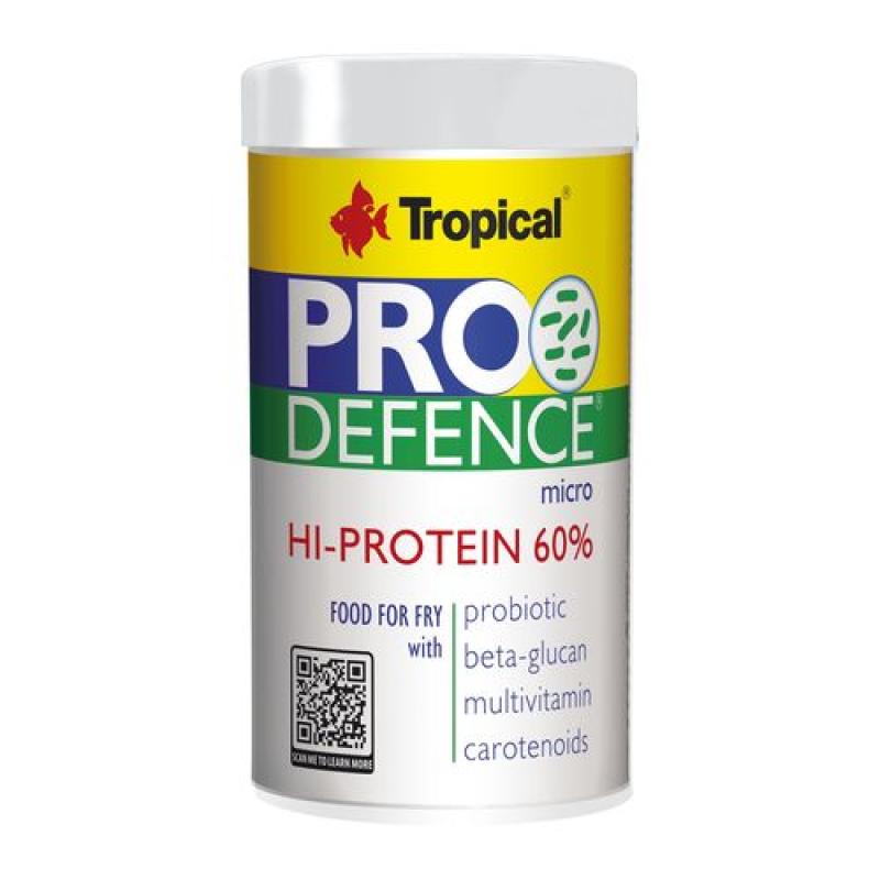 Tropical Pro Defence micro 100ml/60g krmivo v podobě prášku s probiotiky pro potěr Tropical