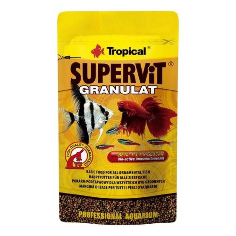 Tropical Supervit Granulat 10g mnohosložkové krmivo pro akvarijní ryby Tropical