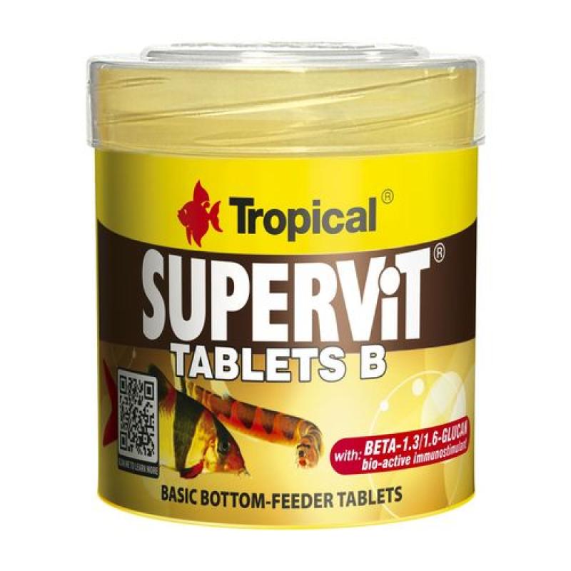 Tropical Supervit Tablets B 50ml/36g 200ks krmivo pro ryby dna Tropical