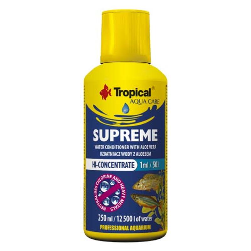 Tropical Supreme 250ml přípravek na úpravu vody s aloe na 12.500l vody Tropical