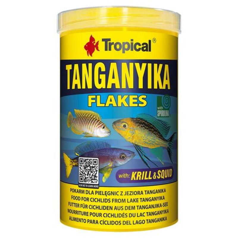 Tropical Tanganyika 1000ml/200g krmivo pro všežravé a masožravé cichlidy z jezera Ta Tropical