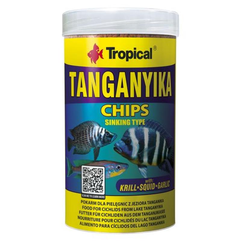 Tropical Tanganyika Chips 250ml/130g základní krmivo pro všežravé a masožravé cich Tropical