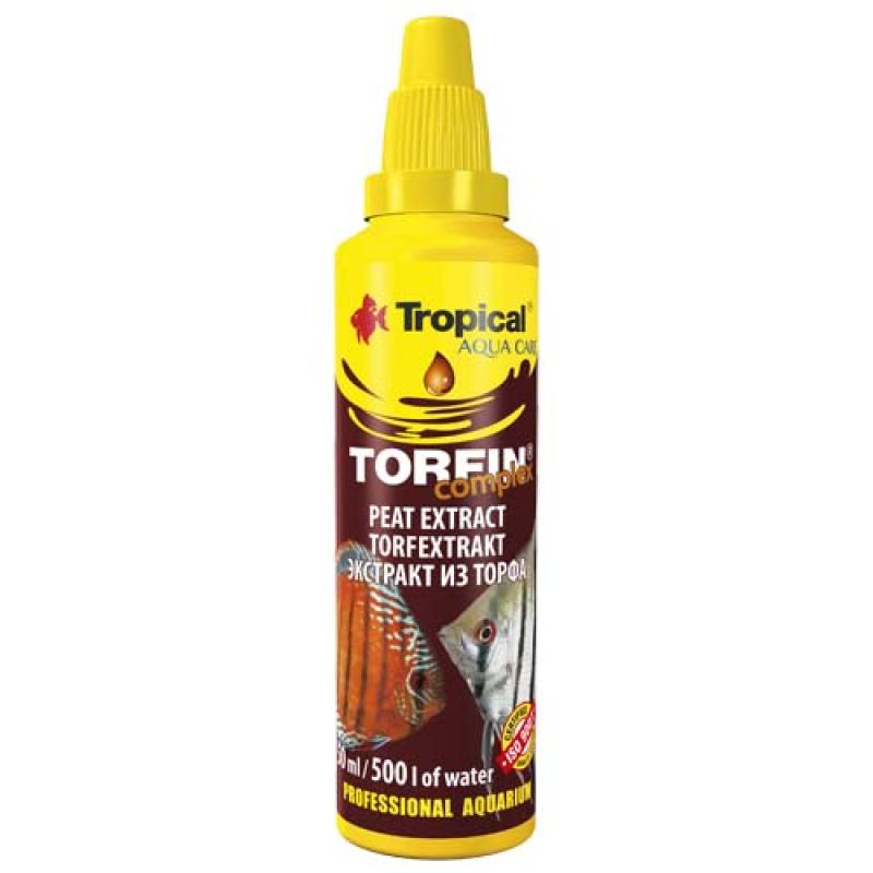 Tropical Torfin Complex 50ml na 500l přípravek na úpravu vody z extraktu z rašeliny Tropical