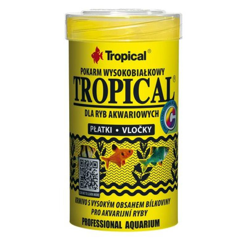 Tropical Tropical 100ml/20g vysokoproteinové krmivo pro akvarijní ryby Tropical