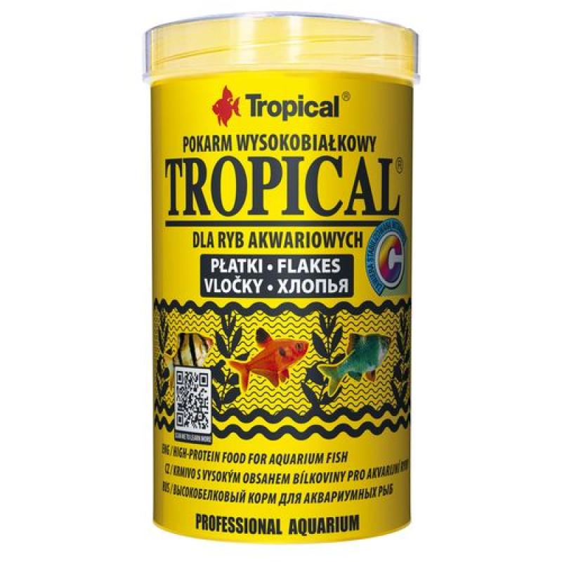 Tropical Tropical 500ml/100g vysokoproteinové krmivo pro akvarijní ryby Tropical