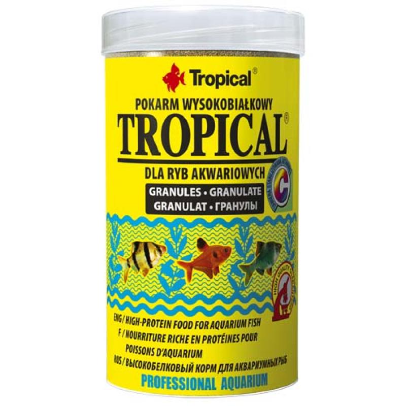 Tropical Tropical Granulat 250ml/125g vysokoproteinové krmivo pro akvarijní ryby Tropical