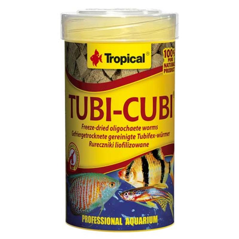 Tropical Tubi Cubi 100ml/10g přírodní krmivo lyofilizované nitenky Tropical