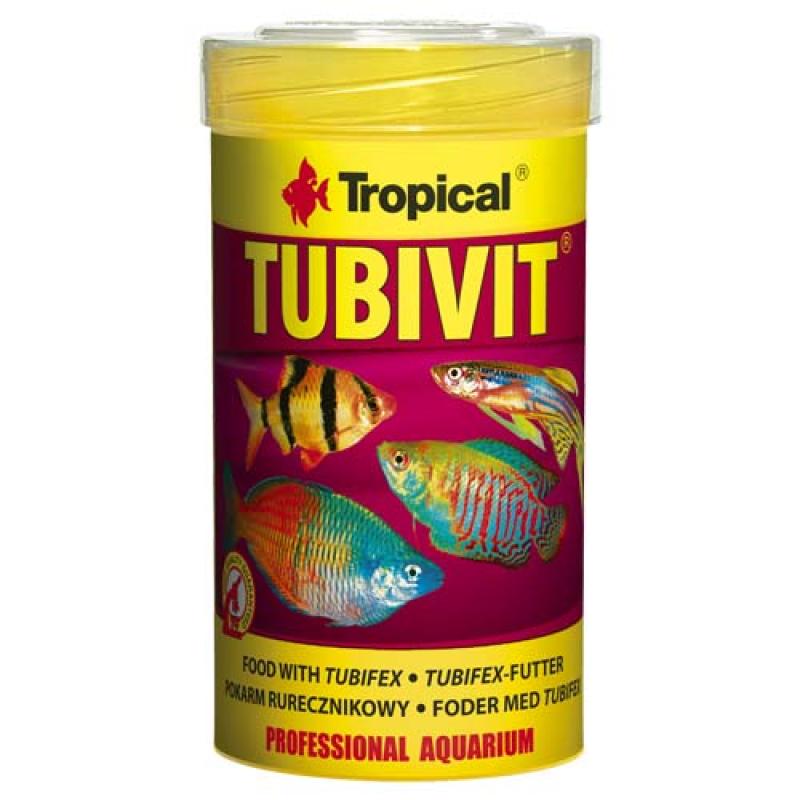 Tropical Tubivit 100ml/20g krmivo s vysokým obsahem bílkovin pro všežravé a masožra Tropical