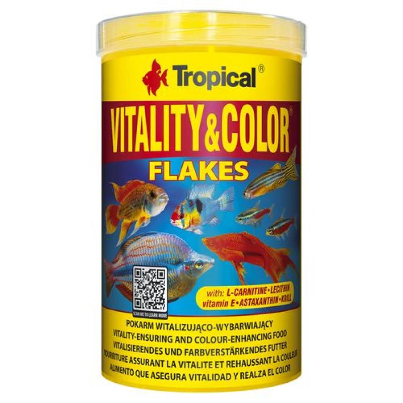 Tropical Vitality&Color 1000ml/200g vločkové krmivo s vyfarbujúcim a vitalizujícím ? Tropical