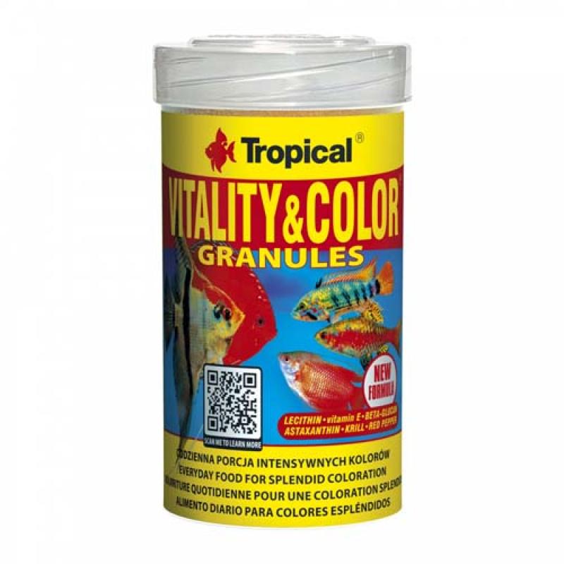 Tropical Vitality&Color Granules 1000ml/550g granulované krmivo s vyfarbujúcim a vitali Tropical