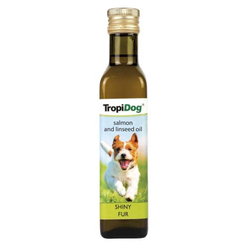 Tropidog Lososový a lněný olej pro psy 750ml Tropidog