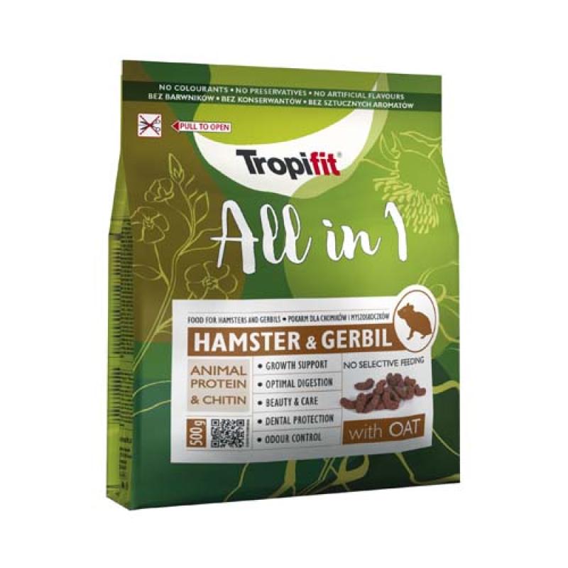 Tropifit ALL IN 1 Hamster & Gerbil 500g krmivo pro křečky a pískomily Tropifit