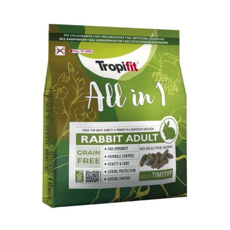 Tropifit ALL IN 1 Rabbit Adult 500g krmivo pro králíky Tropifit