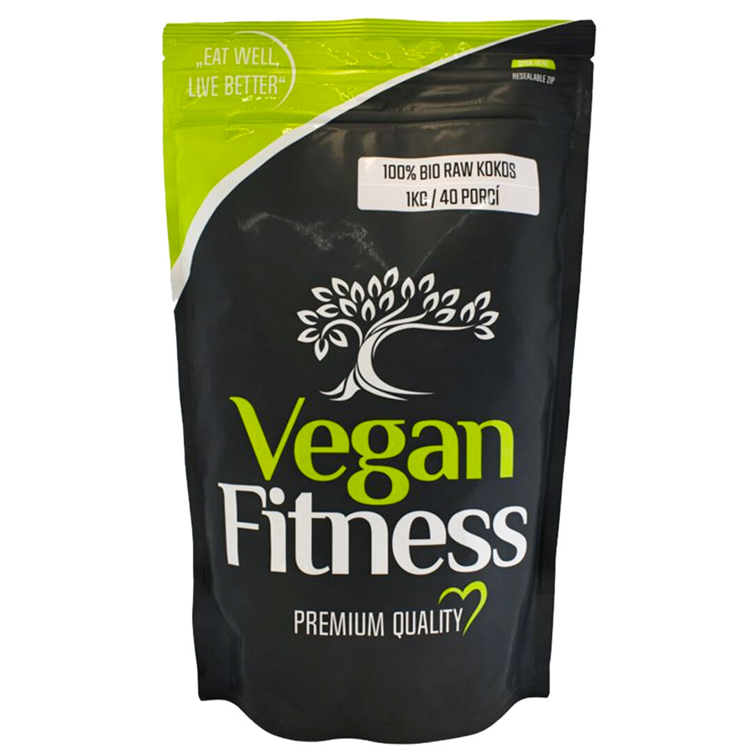 Vegan Fitness 100% RAW Kokos BIO - 1000g Vegan Fitness