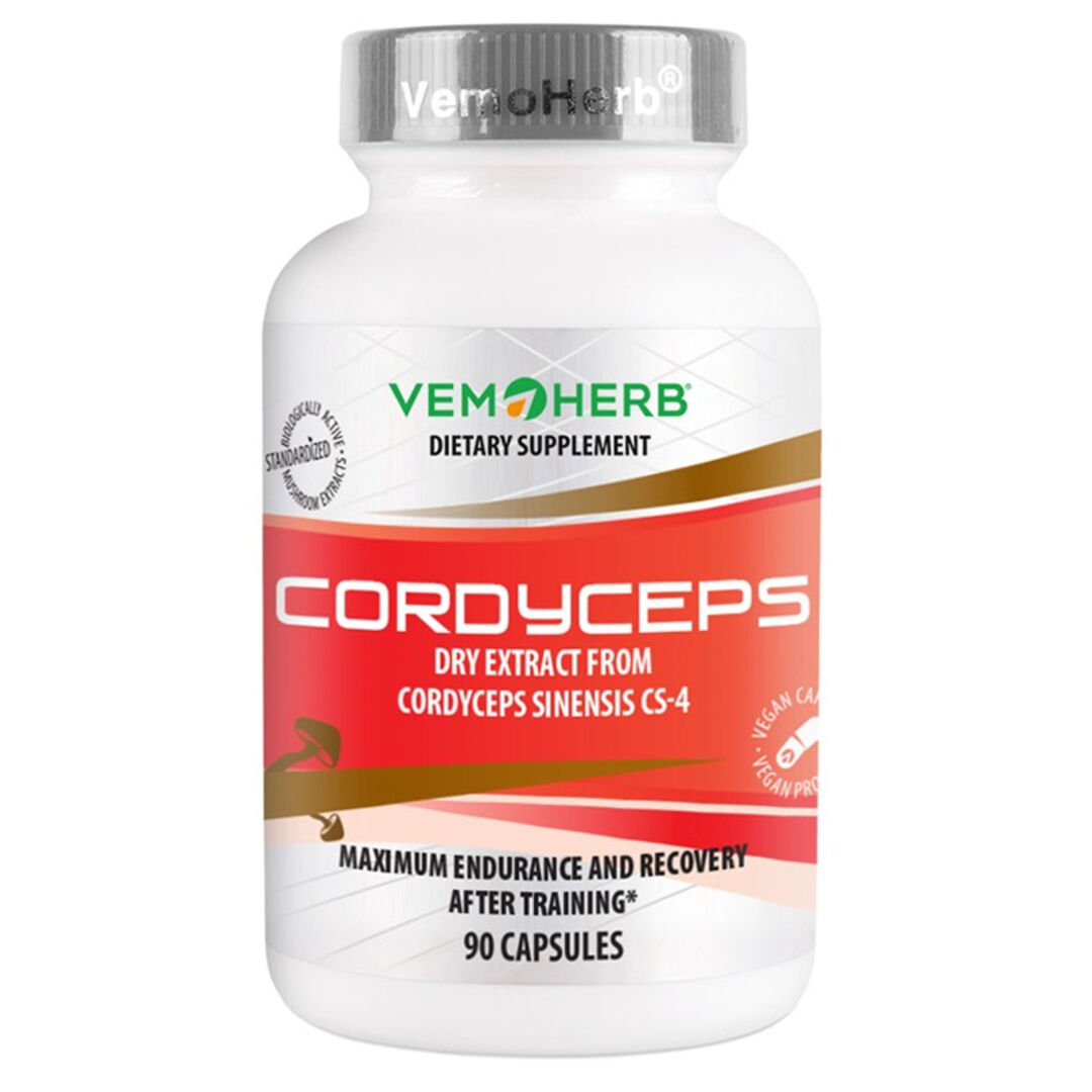 VemoHerb Cordyceps CS-4 - 90 kapslí VemoHerb