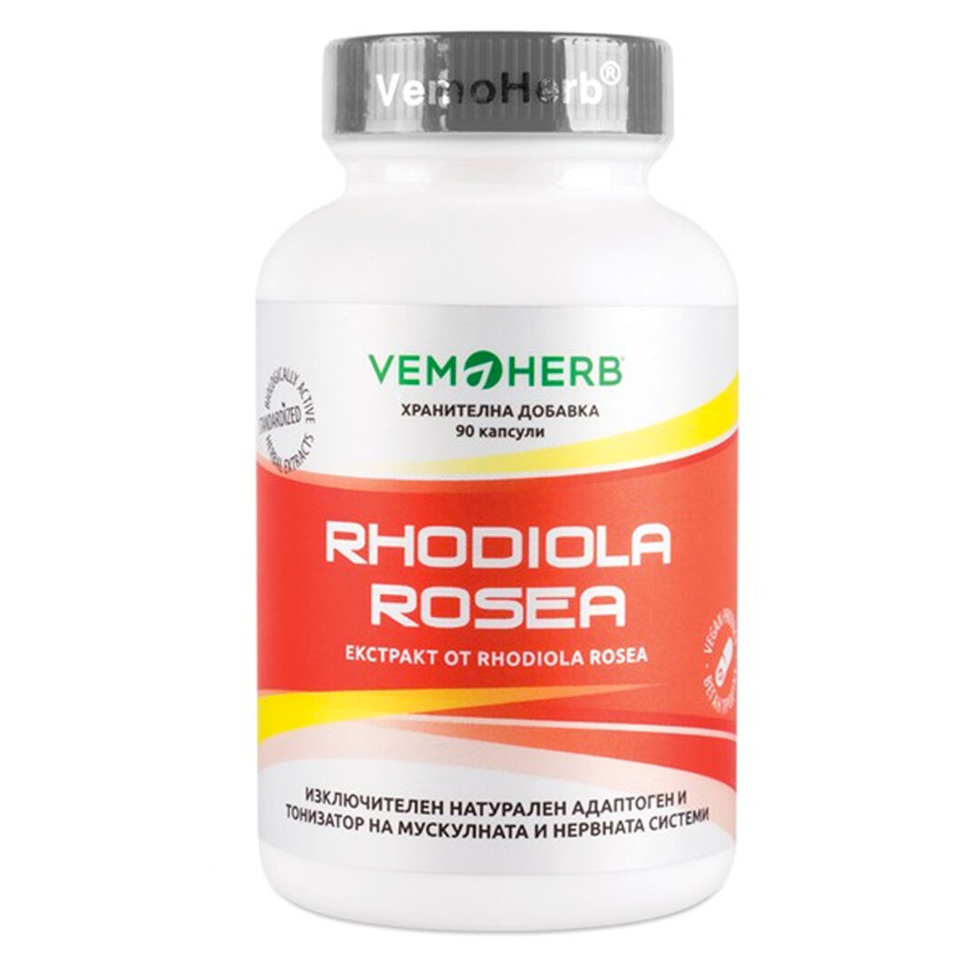 VemoHerb Rhodiola Rosea - 90 kapslí VemoHerb