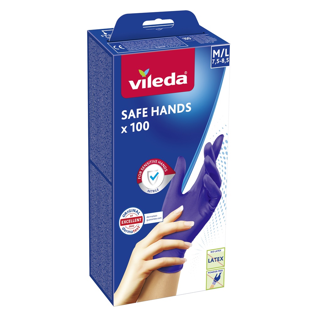 Vileda Safe vel. M/L rukavice jednorázové 100 ks Vileda