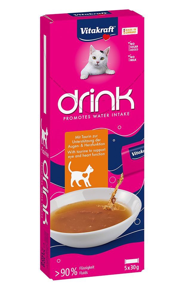 Vitakraft Cat Drink kuřecí + Taurin 5x30 g Vitakraft