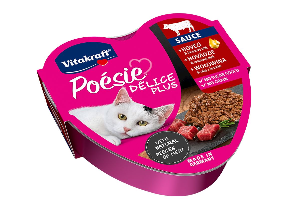 Vitakraft Poésie Délice Plus hovězí 85 g Vitakraft